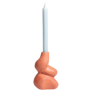 Pink concrete Glob candle holder